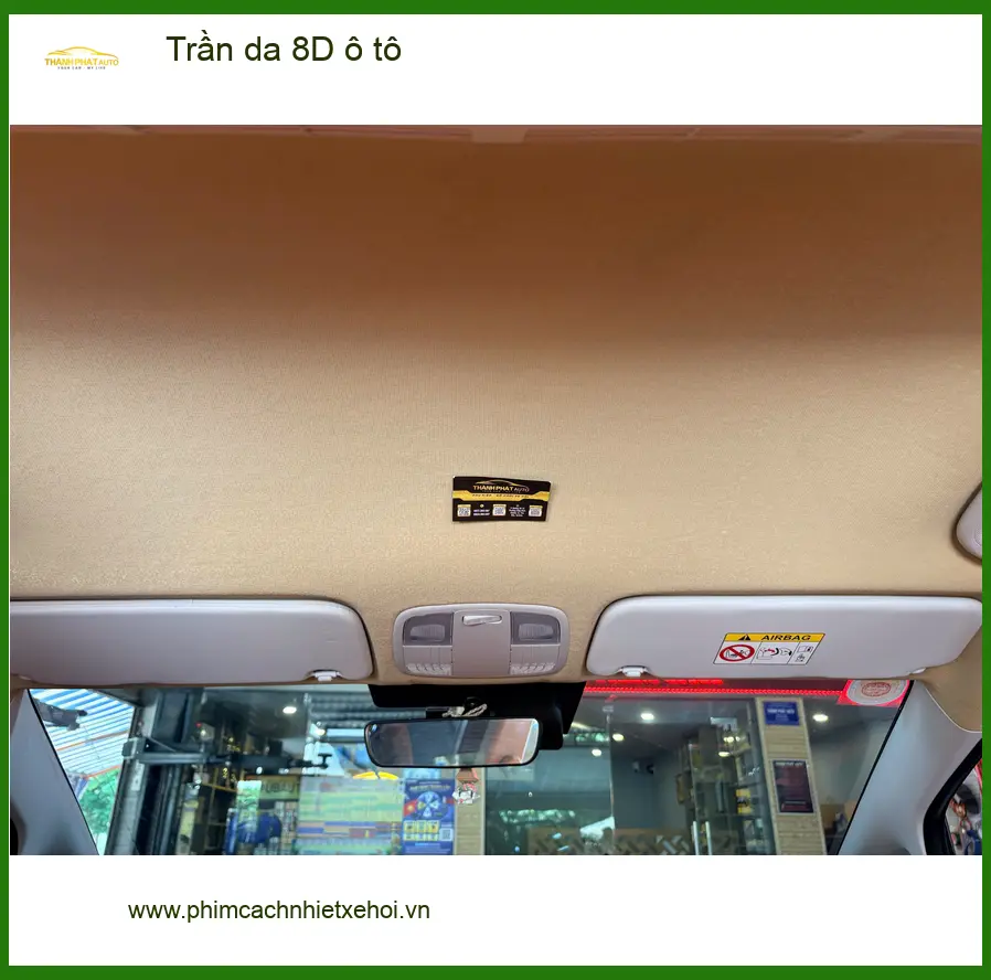 Chị Thu bọc trần da 8D ô tô Hyundai Accent tại Quận 9 cho nội thất sang trọng ảnh thực tế 3