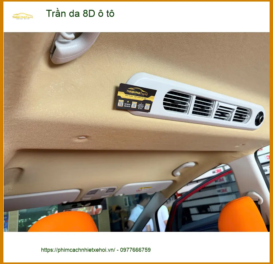 Chị Thu bọc trần da 8D ô tô Hyundai Accent tại Quận 9 cho nội thất sang trọng ảnh thực tế 4