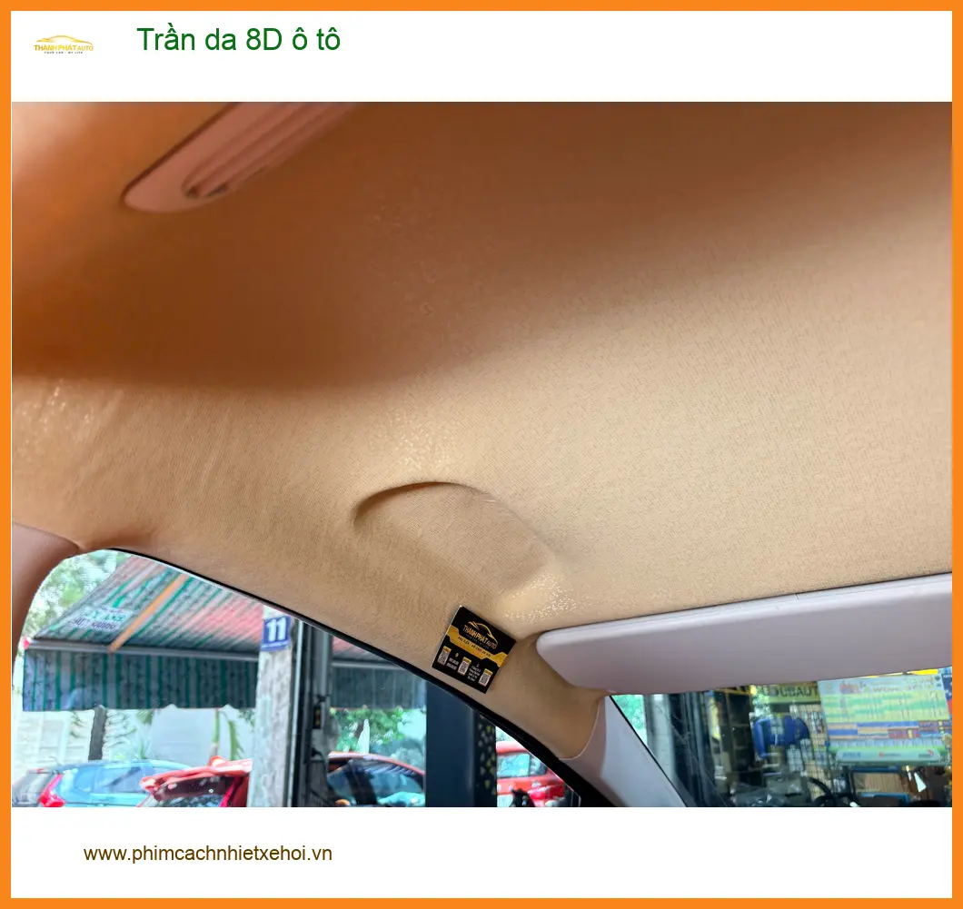 Anh Vĩnh bọc trần da 8D ô tô Honda Civic tại Quận 5 chống nóng ảnh thực tế 3
