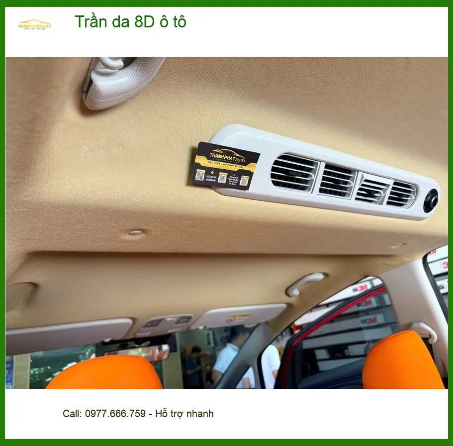 Anh Vĩnh bọc trần da 8D ô tô Honda Civic tại Quận 5 chống nóng ảnh thực tế 5