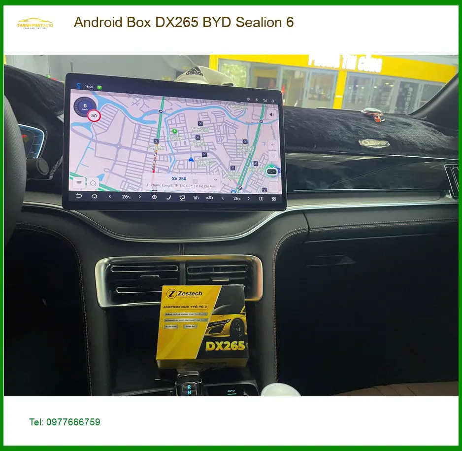 Anh Thái lắp Android Box DX265 cho BYD Sealion 6 tại Quận 9 để xem YouTube