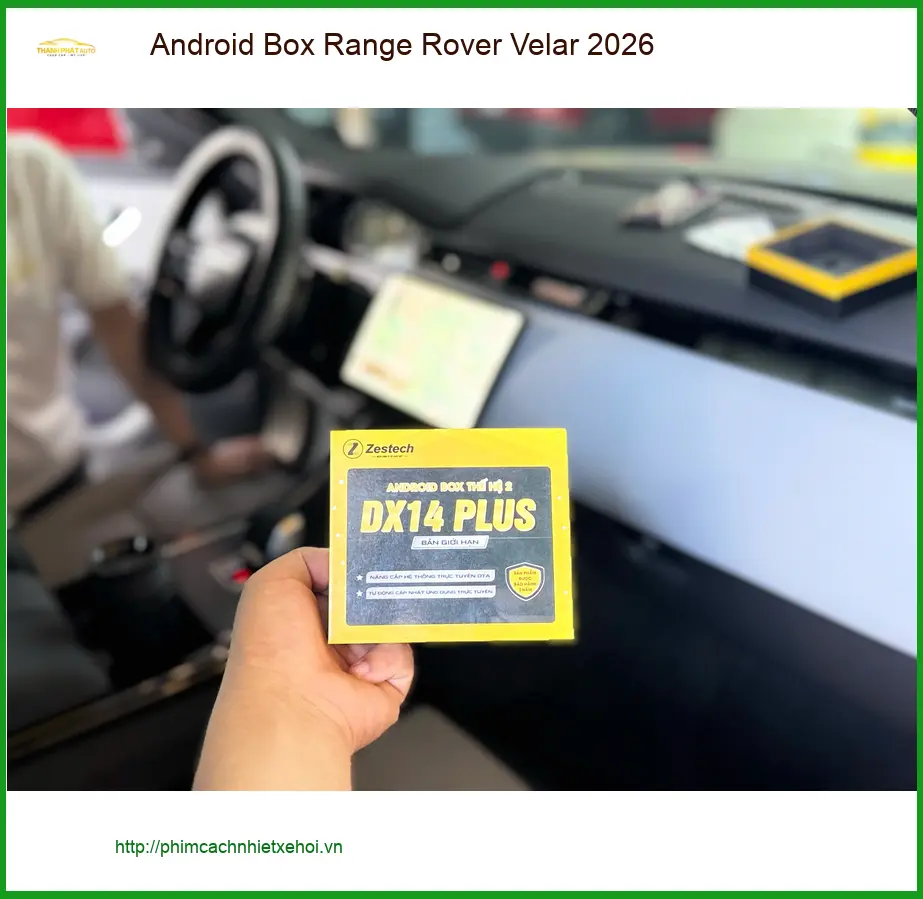 Anh Tấn lắp Android Box cho Range Rover Velar 2026 tại Quận 9 ảnh thực tế 4