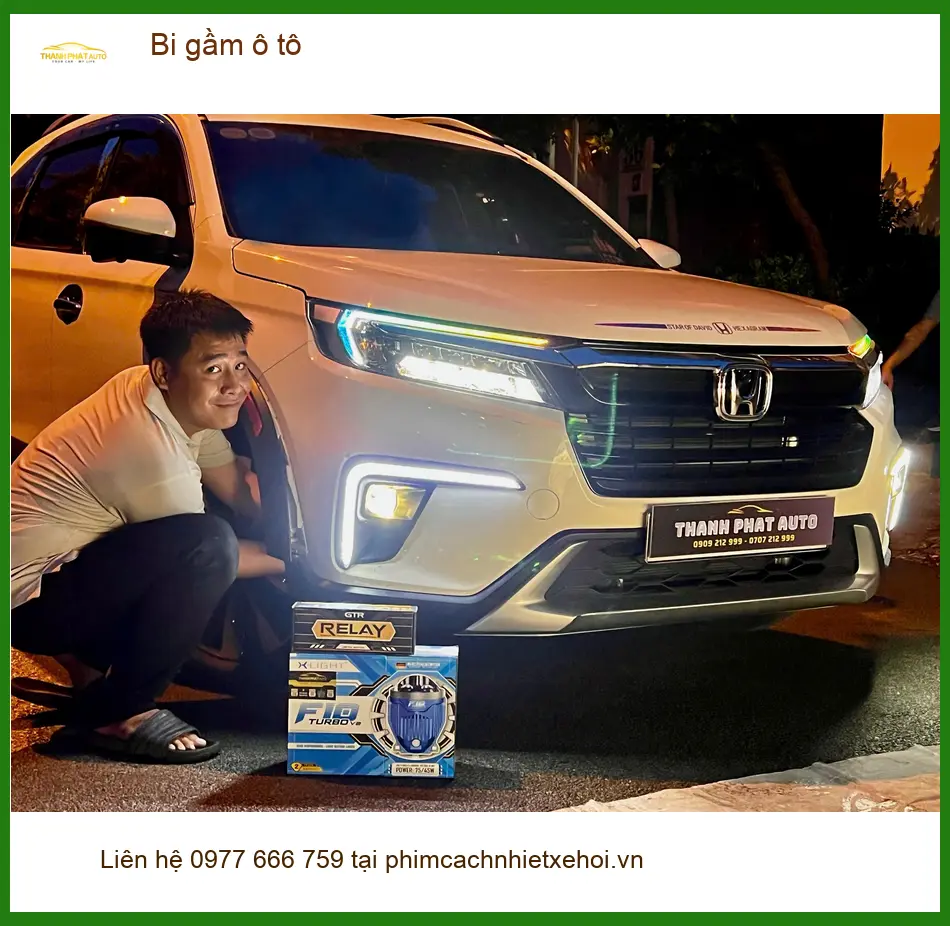Anh Khang độ bi gầm ô tô cho Hyundai Creta tại Quận Thủ Đức vì đèn zin yếu