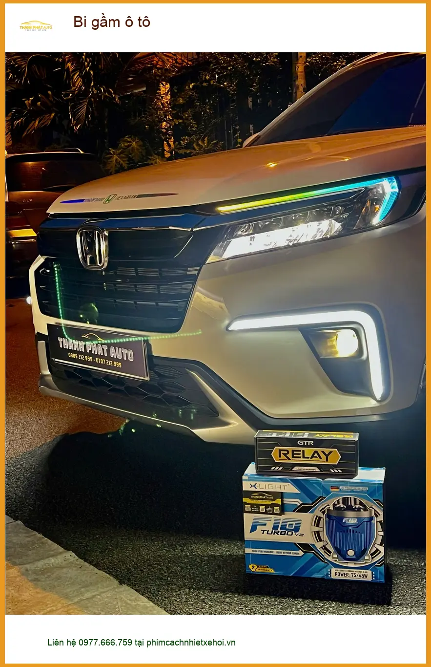 Anh Khang độ bi gầm ô tô cho Hyundai Creta tại Quận Thủ Đức vì đèn zin yếu ảnh thực tế 2