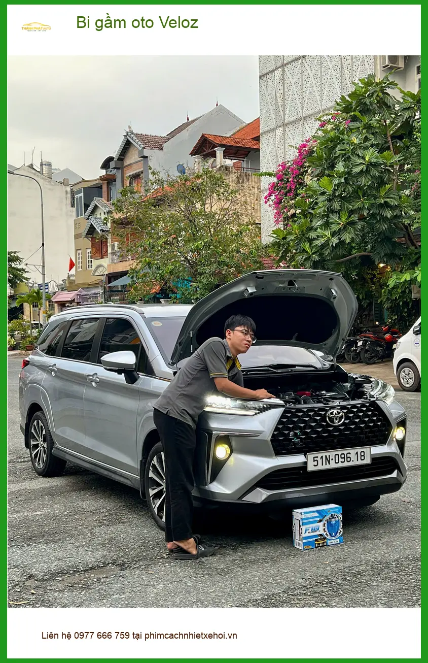 Anh Khang độ bi gầm cho Toyota Veloz tại Quận Thủ Đức để tăng sáng an toàn ảnh thực tế 4