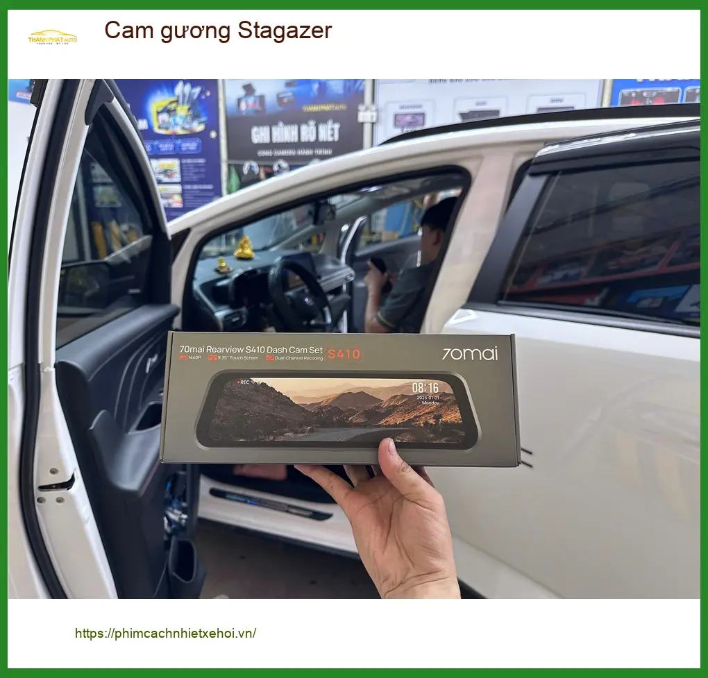 Anh Minh Khang lắp cam gương Stargazer Quận 12 giám sát hành trình an toàn