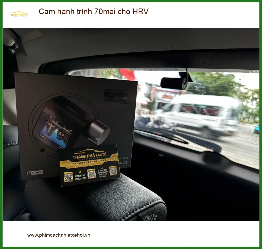 Anh Tùng lắp cam hành trình 70mai cho Honda HRV ở Quận 9 để an tâm hơn ảnh thực tế 2