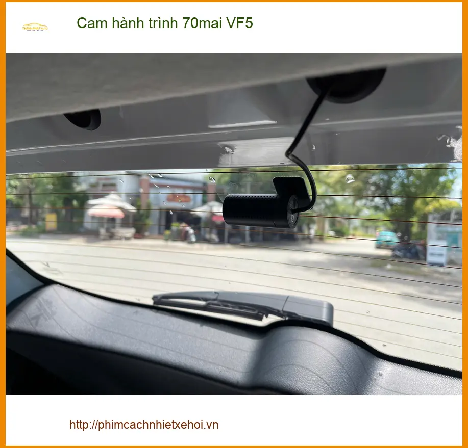 Chị Thảo lắp Cam hành trình 70mai VF5 cho CX-5 Quận 9 an tâm di chuyển