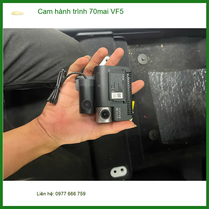 Chị Thảo lắp Cam hành trình 70mai VF5 cho CX-5 Quận 9 an tâm di chuyển ảnh thực tế 4