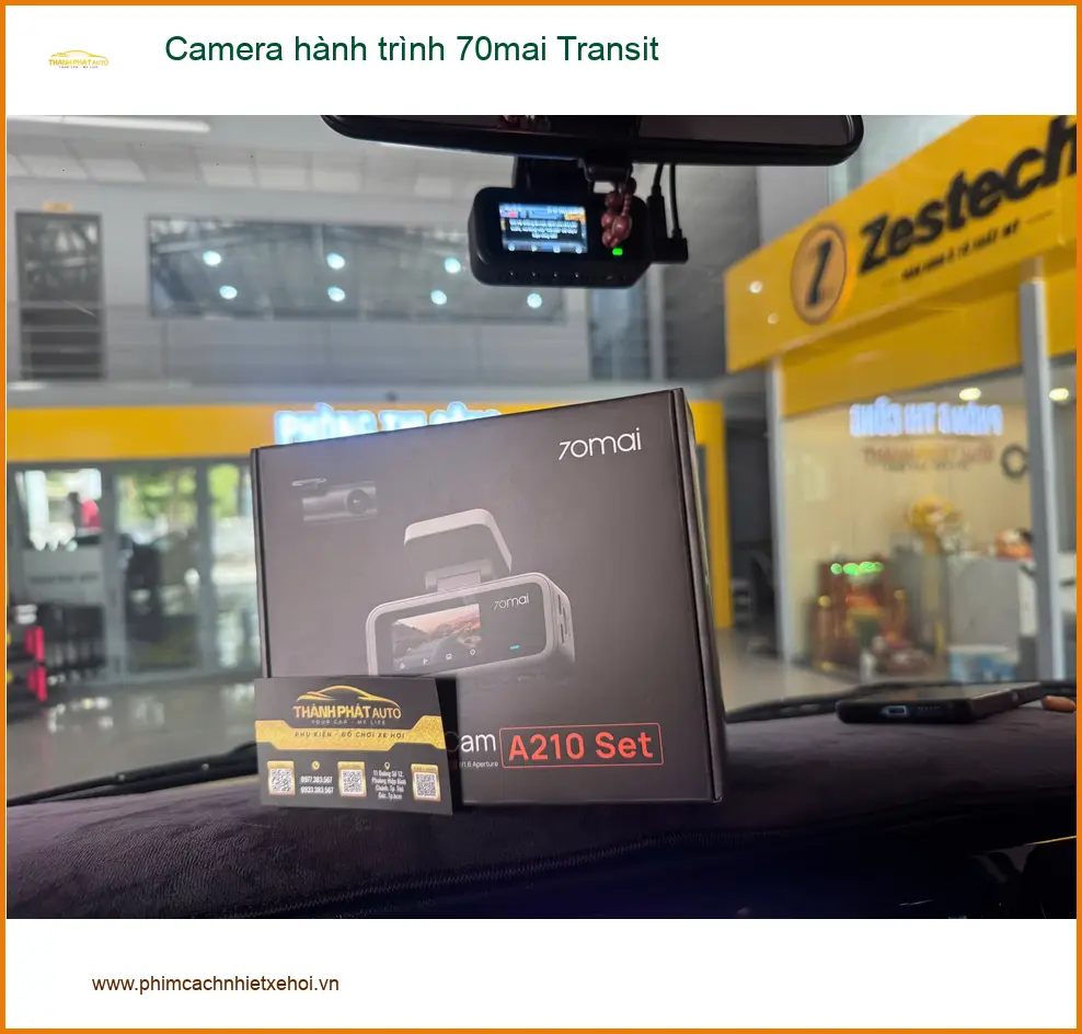 Anh Minh lắp Camera hành trình 70mai cho Ford Transit tại Quận 9 ảnh thực tế 2