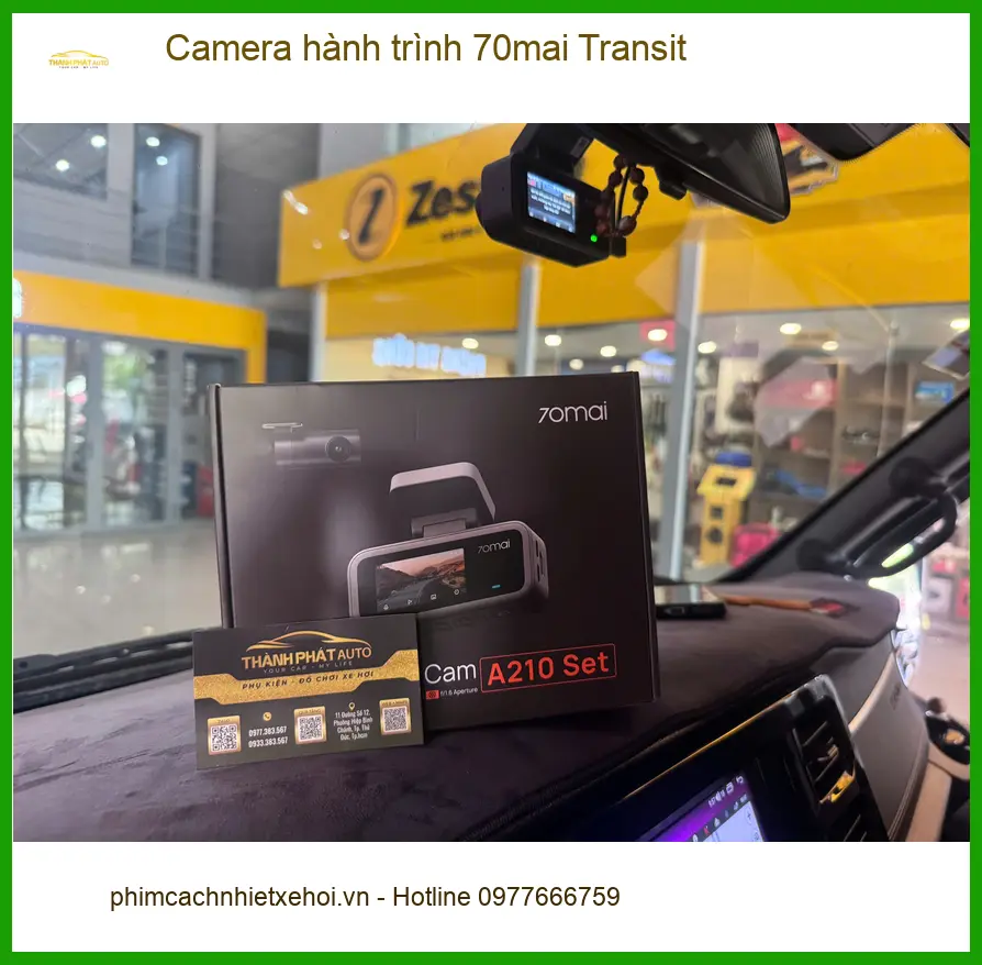 Anh Minh lắp Camera hành trình 70mai cho Ford Transit tại Quận 9 ảnh thực tế 5