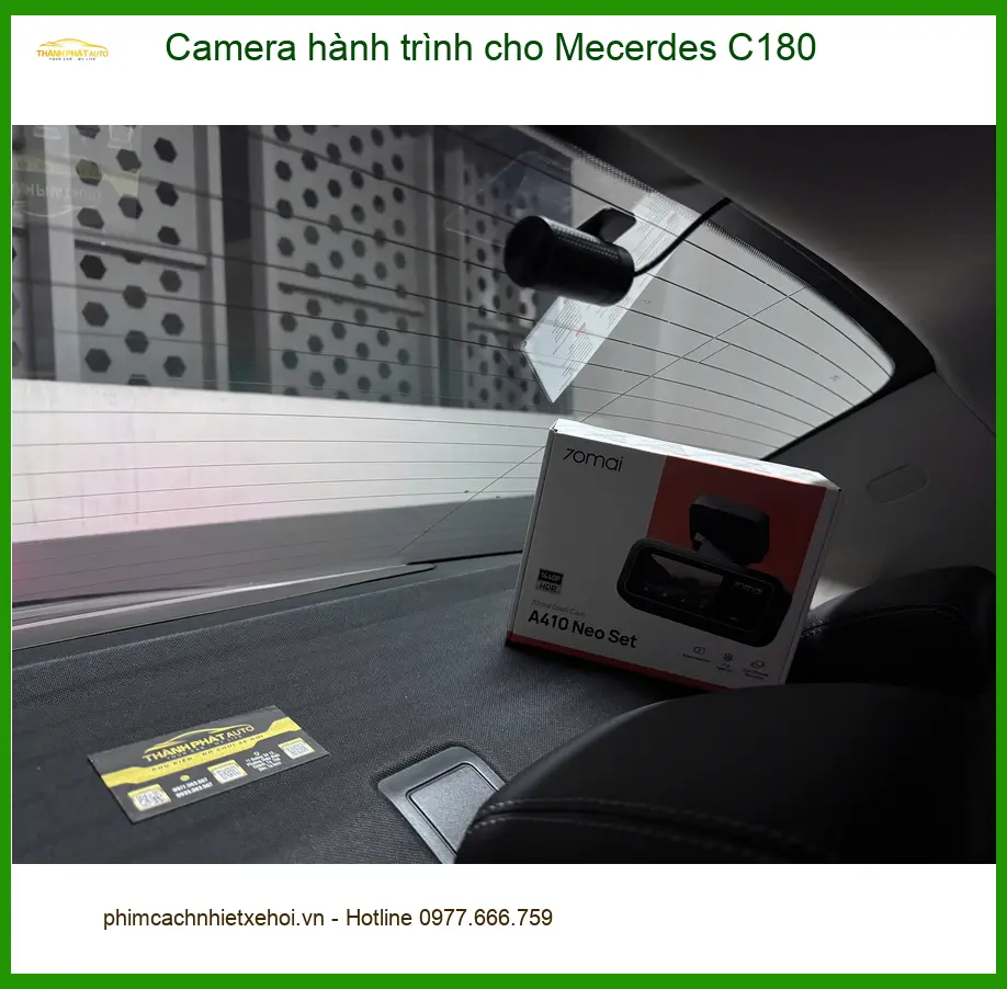 Chị Thảo Lắp Camera Hành Trình Mercedes C180 Tại Quận 9 Uy Tín ảnh thực tế 2