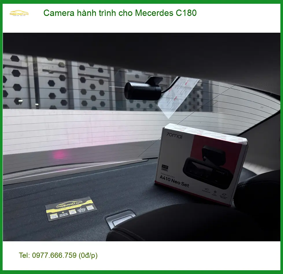 Chị Thảo Lắp Camera Hành Trình Mercedes C180 Tại Quận 9 Uy Tín ảnh thực tế 4