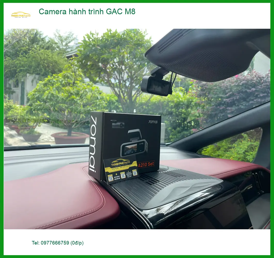 Anh Long lắp Camera hành trình GAC M8 tại Quận 9 để ghi lại hành trình an toàn ảnh thực tế 2