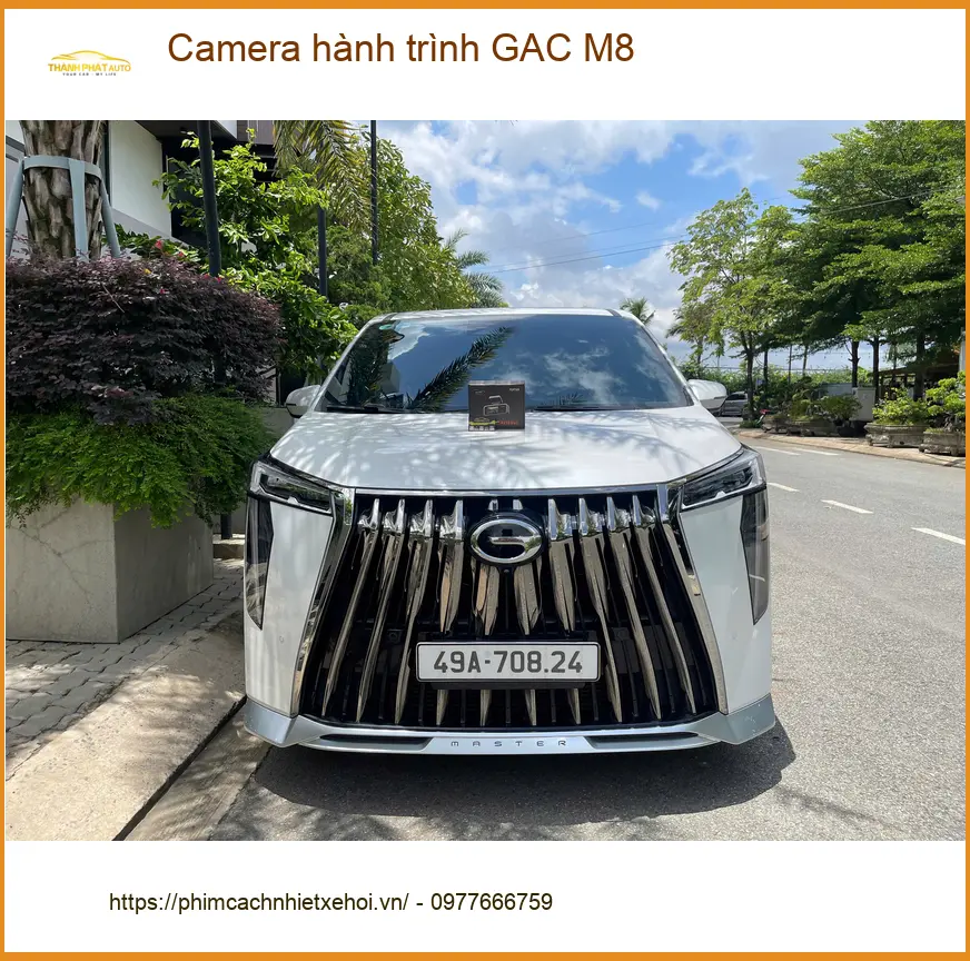 Anh Long lắp Camera hành trình GAC M8 tại Quận 9 để ghi lại hành trình an toàn ảnh thực tế 3