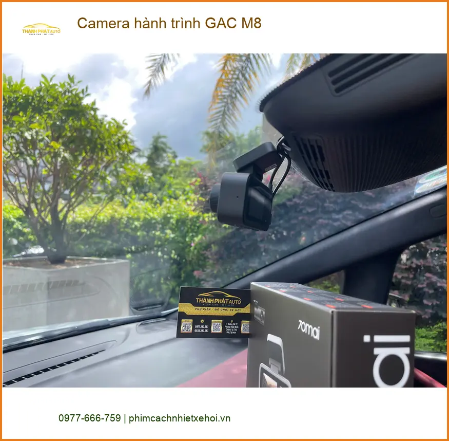 Anh Long lắp Camera hành trình GAC M8 tại Quận 9 để ghi lại hành trình an toàn ảnh thực tế 4