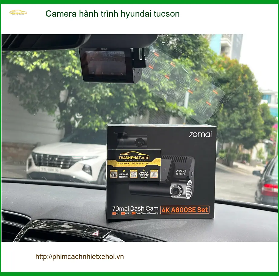 Chị Thanh lắp Camera hành trình Hyundai Tucson Quận 9 để yên tâm hơn khi di chuyển ảnh thực tế 2
