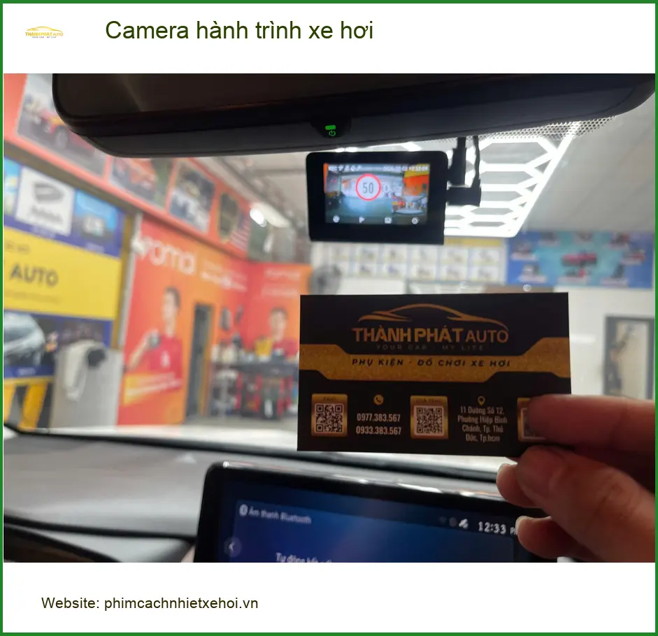 Chị Thảo lắp Camera hành trình xe hơi cho Hyundai Accent tại Quận 12 để yên tâm khi di chuyển ảnh thực tế 2
