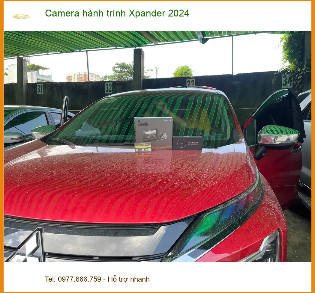 Anh Kiên lắp camera hành trình Xpander 2024 tại Quận 9 để yên tâm di chuyển