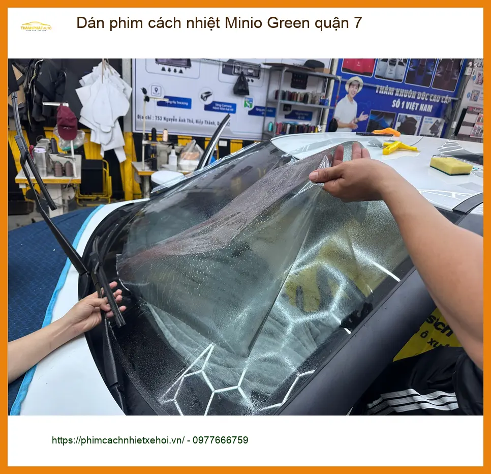 Trung Tâm Dán Phim Cách Nhiệt Minio Green tại Quận 7 - Thi Công Chuyên Nghiệp ảnh thực tế 2
