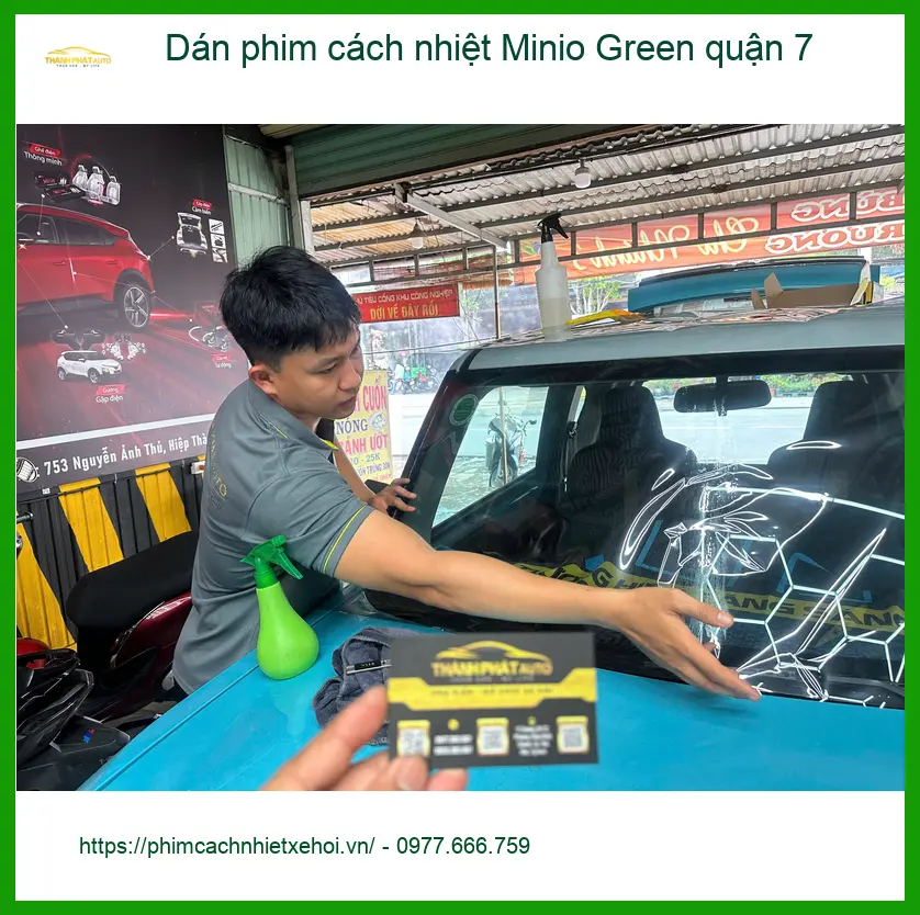 Trung Tâm Dán Phim Cách Nhiệt Minio Green tại Quận 7 - Thi Công Chuyên Nghiệp ảnh thực tế 3