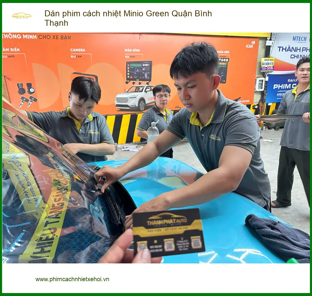 Trung Tâm Dán Phim Cách Nhiệt Ô Tô Minio Green Quận Bình Thạnh - Giá Tốt TPHCM ảnh thực tế 2