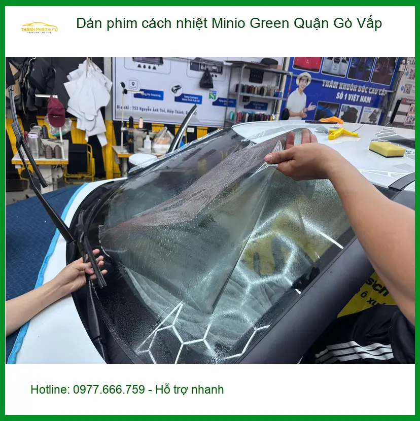 Địa Chỉ Dán Phim Cách Nhiệt Ô Tô phim cách nhiệt Minio Green Quận Gò Vấp - Giá Tốt TPHCM ảnh thực tế 2