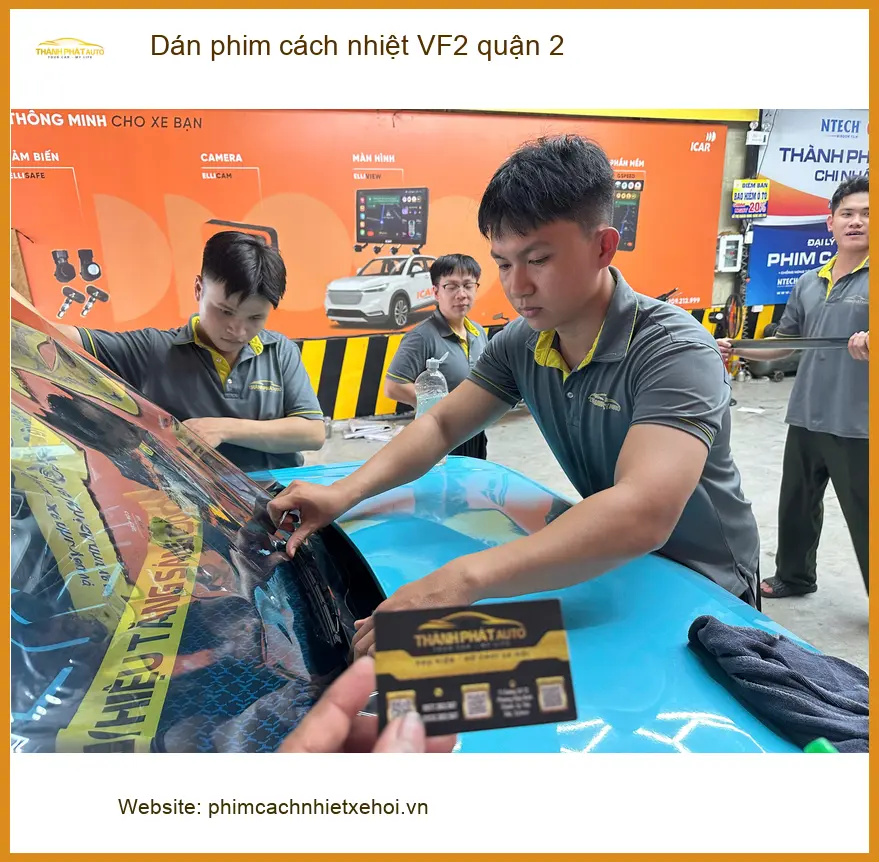 Trung Tâm Dán Phim Cách Nhiệt Ô Tô phim cách nhiệt VF2 quận 2 - Thi Công Chuyên Nghiệp