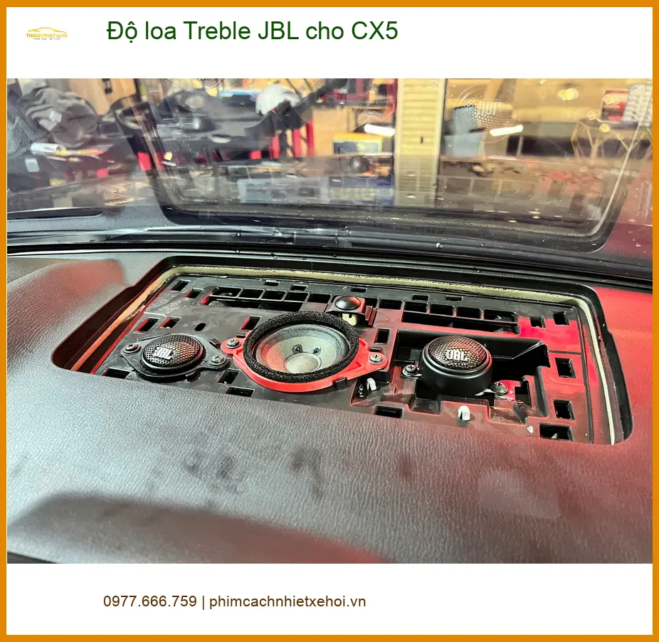 Chị Thảo độ loa Treble JBL cho Mazda CX5 tại Quận Thủ Đức ảnh thực tế 2