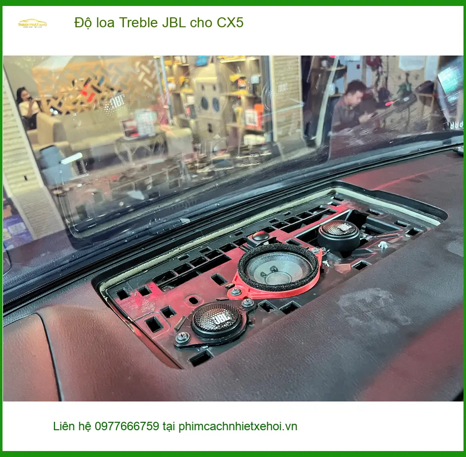 Chị Thảo độ loa Treble JBL cho Mazda CX5 tại Quận Thủ Đức ảnh thực tế 3
