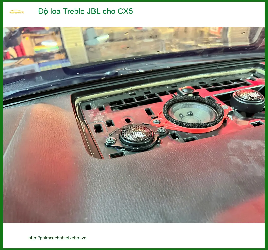 Chị Thảo độ loa Treble JBL cho Mazda CX5 tại Quận Thủ Đức ảnh thực tế 4