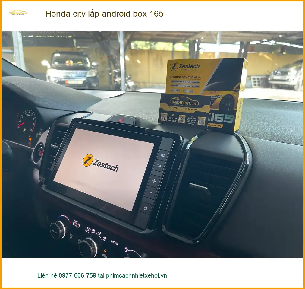 Anh Khang lắp Android Box cho Honda City tại Quận 12 để lái xe thư giãn hơn