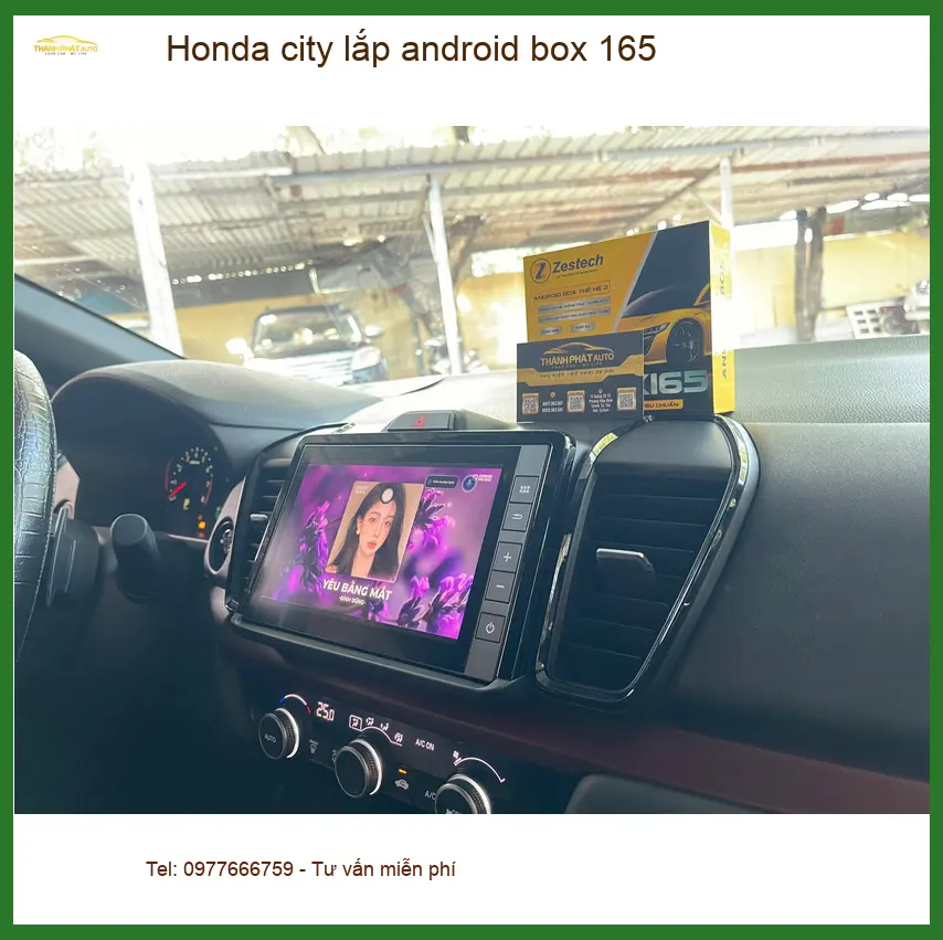 Anh Khang lắp Android Box cho Honda City tại Quận 12 để lái xe thư giãn hơn ảnh thực tế 2