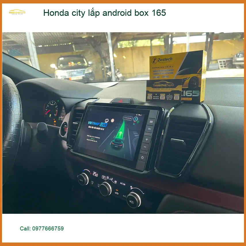 Anh Khang lắp Android Box cho Honda City tại Quận 12 để lái xe thư giãn hơn ảnh thực tế 3