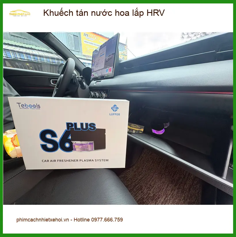 Chị Thanh lắp khuếch tán nước hoa cho HRV tại Quận Thủ Đức để xe luôn thơm mát ảnh thực tế 2