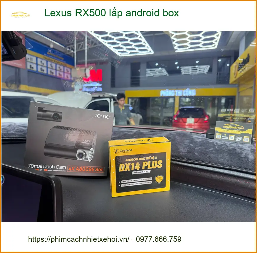 Anh Duy lắp Android Box cho Lexus RX500 tại Quận 9 tiện giải trí ảnh thực tế 2