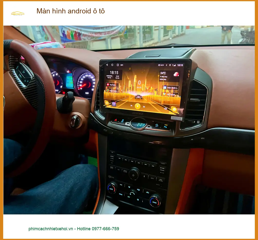 Anh Tùng lắp màn hình Android ô tô Honda Civic tại Thủ Đức để có nhiều tính năng hơn