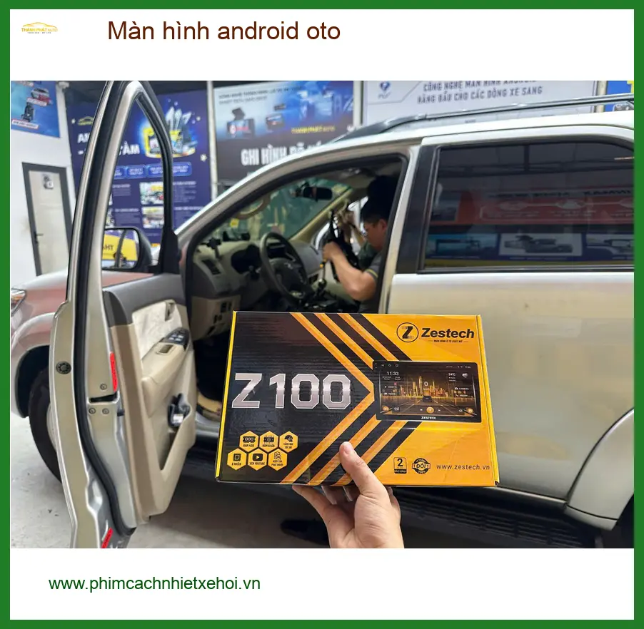 Anh Tùng lắp màn hình android ô tô Hyundai Accent Quận 12 vì màn zin quá nhỏ ảnh thực tế 3