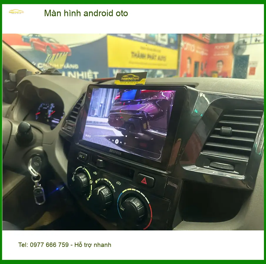 Anh Tùng lắp màn hình android ô tô Hyundai Accent Quận 12 vì màn zin quá nhỏ ảnh thực tế 5