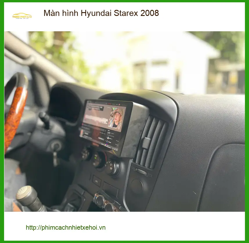 Anh Đạt lắp màn hình Hyundai Starex 2008 tại Quận 12 để nâng tầm trải nghiệm giải trí ảnh thực tế 2