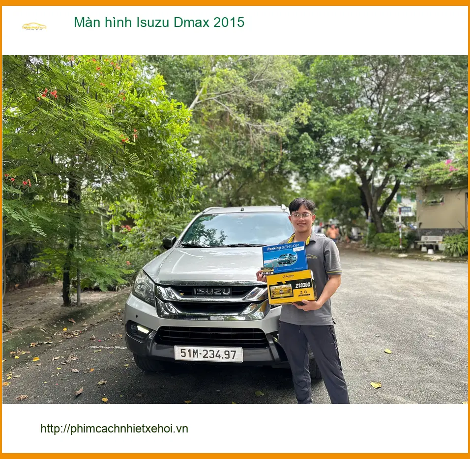 Anh Thiện lắp màn hình Android Isuzu Dmax 2015 Quận 12 vì màn cũ đã chậm ảnh thực tế 2