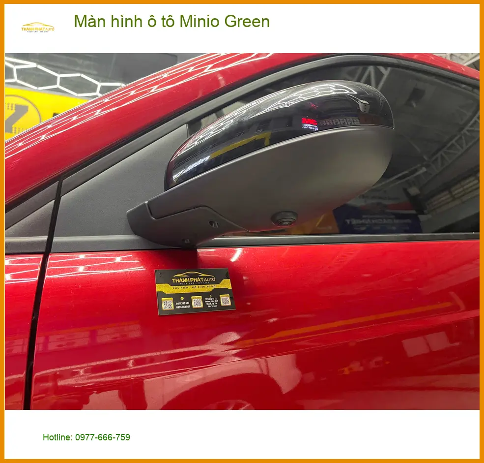 Chị Thảo lắp Màn hình Minio Green Hyundai Creta Quận 9 để dễ xem bản đồ