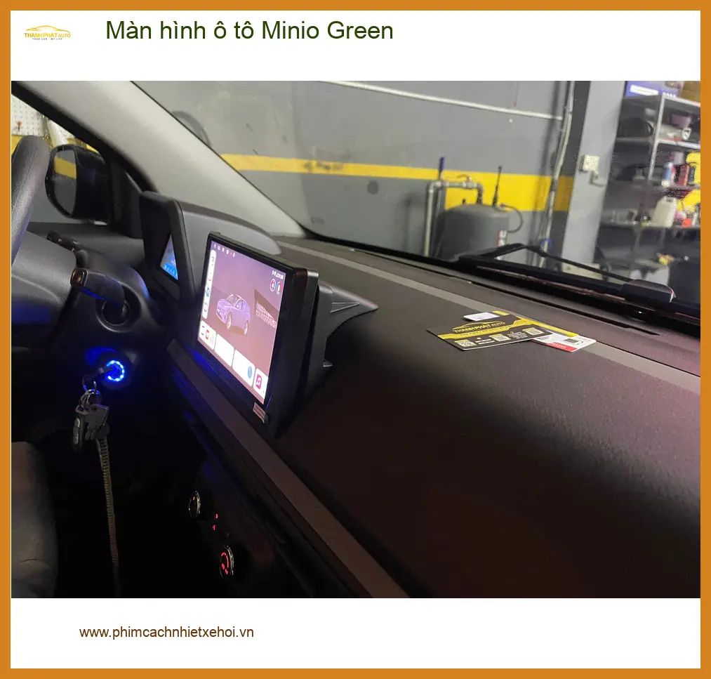 Anh Khang lắp Màn hình ô tô Minio Green cho Honda City tại Thủ Đức