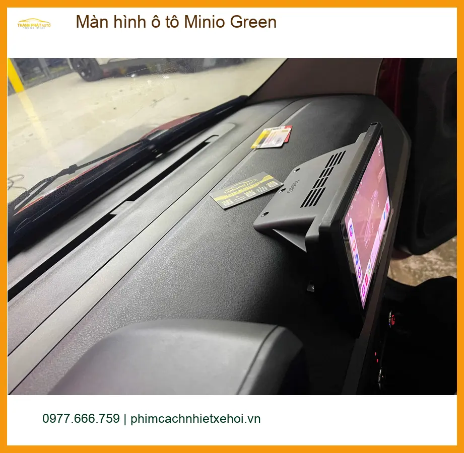 Anh Khang lắp Màn hình ô tô Minio Green cho Honda City tại Thủ Đức ảnh thực tế 4