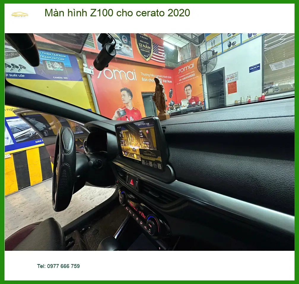 Anh Quang lắp Màn hình Z100 Cerato 2020 tại Quận 12, chính hãng uy tín