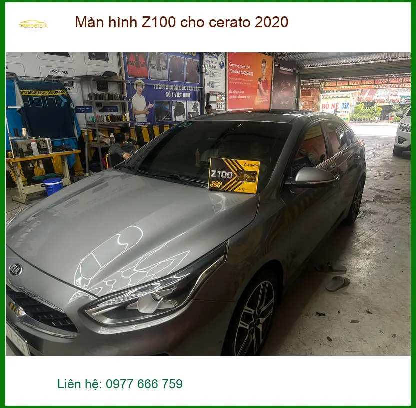 Anh Quang lắp Màn hình Z100 Cerato 2020 tại Quận 12, chính hãng uy tín ảnh thực tế 2