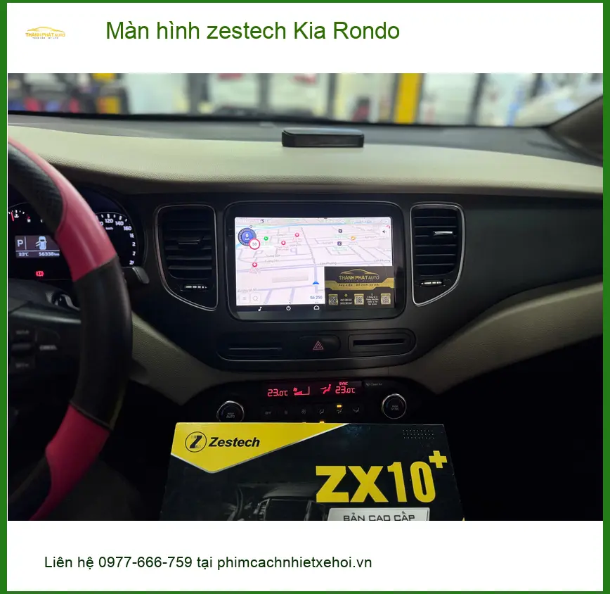 Chị Thảo nâng cấp màn hình Zestech Kia Rondo tại Quận 9, trải nghiệm mới ảnh thực tế 3