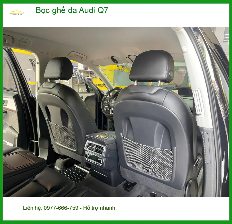 Anh Kiên bọc ghế da Audi Q7 Quận 9 để nội thất sang trọng hơn đón Tết ảnh thực tế 3