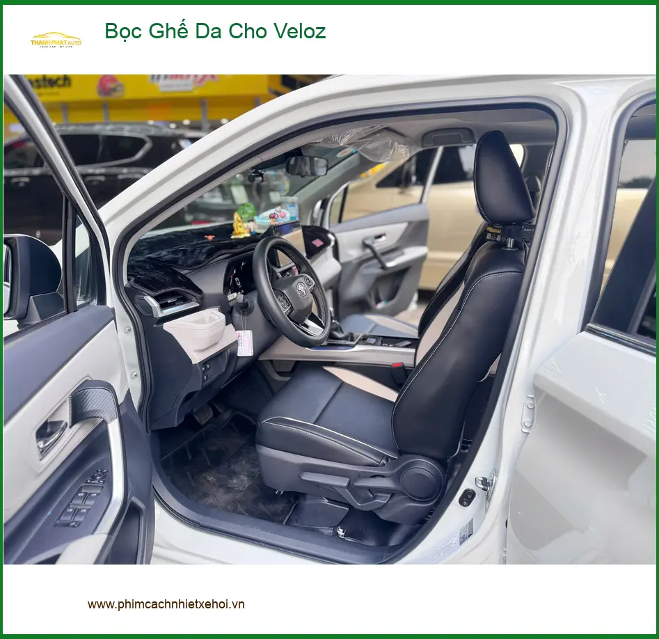 Anh Quang bọc ghế da cho Veloz tại Quận 9 để nâng tầm không gian xe