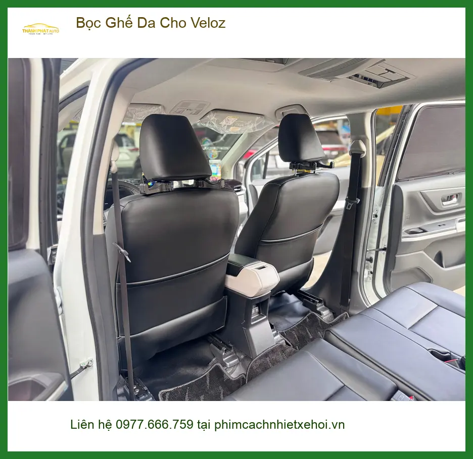 Anh Quang bọc ghế da cho Veloz tại Quận 9 để nâng tầm không gian xe ảnh thực tế 3